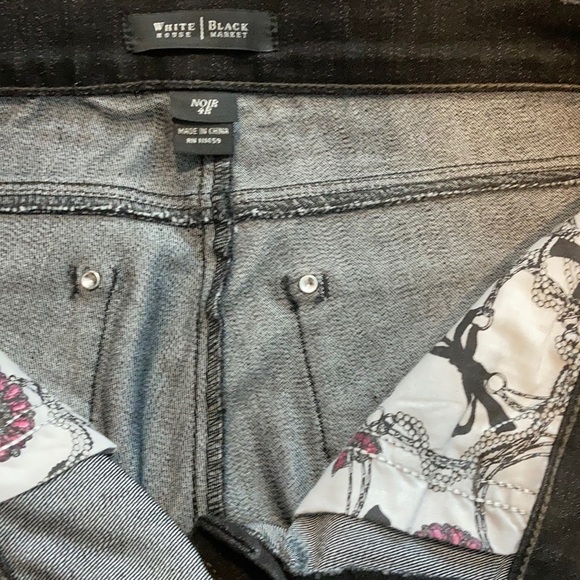 WHBM Noir black jeans - Picture 5 of 7